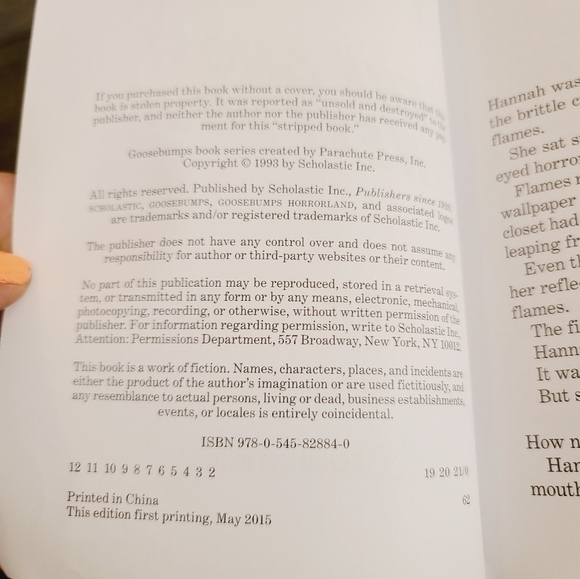Goosebumps #10 The Ghost Next Door by R.L. Stine Scholastic Paperback - Picture 3 of 7